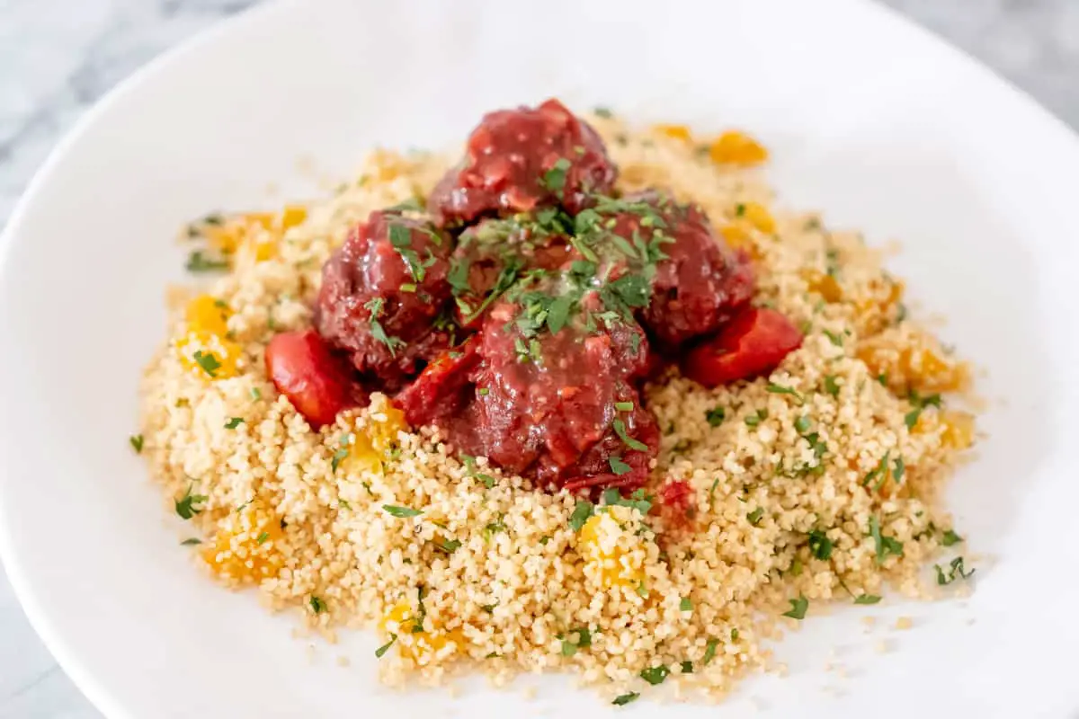 Lamb Meatballs with Tomato Red Wine Sauce The Dinner App