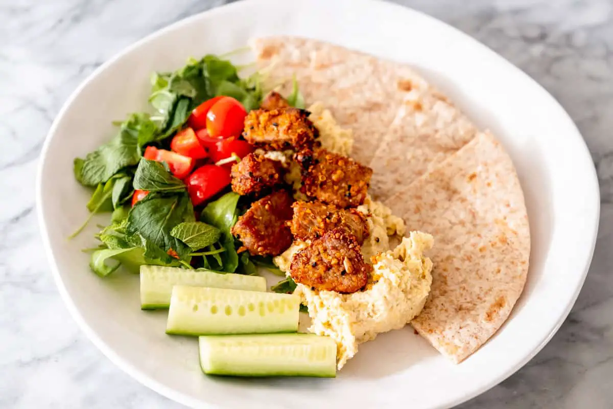 Lamb Kebabs with Dukkah and Hummus The Dinner App