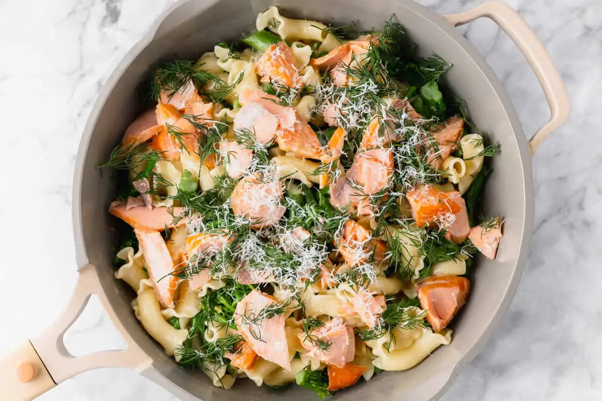 Salmon Pasta Alfredo The Dinner App